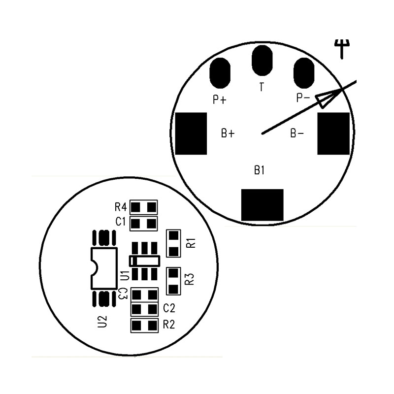 RYD-02S-012/V1.0版 3C数码产品锂电池保护板